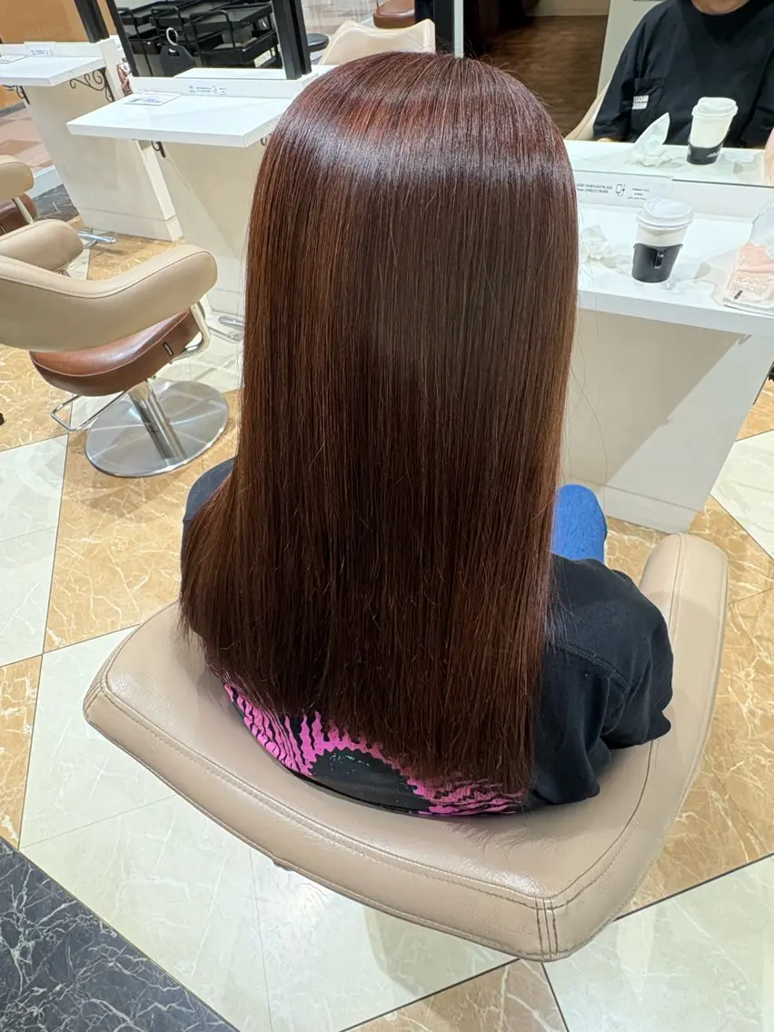 ロング 髪質改善カラー なーこ💖🌈のヘアスタイル
