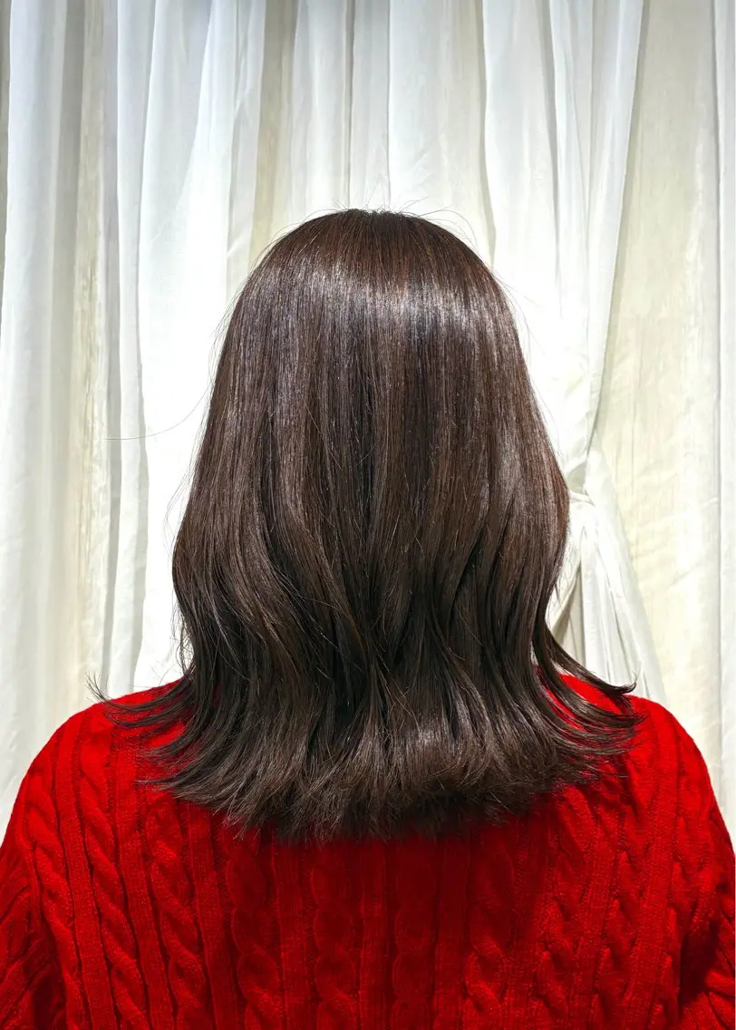 ミディアム カラー 🌟小出 倫花🌟 艶カラー/カットのヘアスタイル