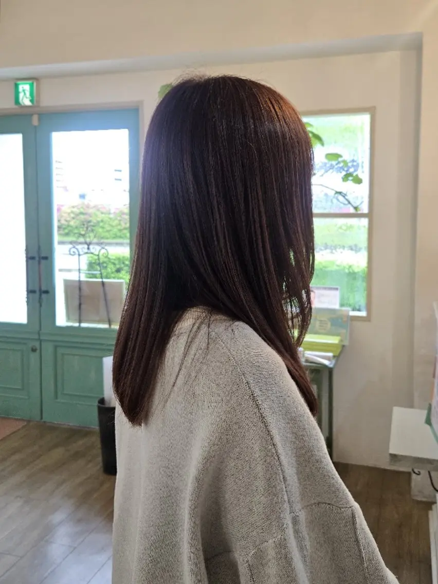 [髪質改善カラー➕質感調整カット(Tr,S,B込み)]カラーダメージを最小限に。綺麗なロングヘアを目指す方におすすめ。の写真