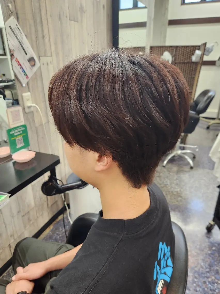 メンズ カラー カット ヘアカラー 岩瀬 未来のヘアスタイル