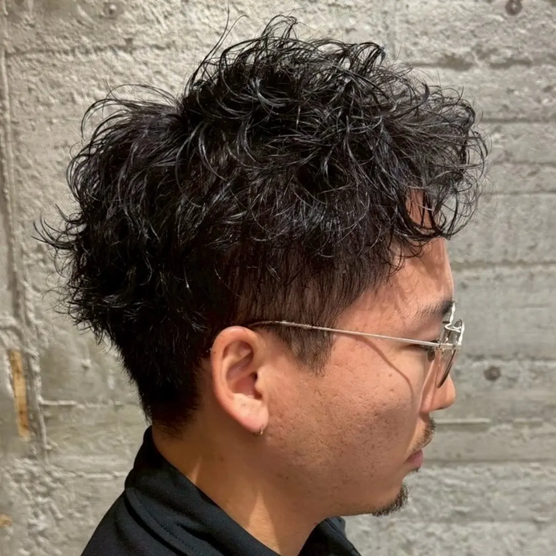 パーマ メンズ 【束感セット】 あおいのヘアスタイル