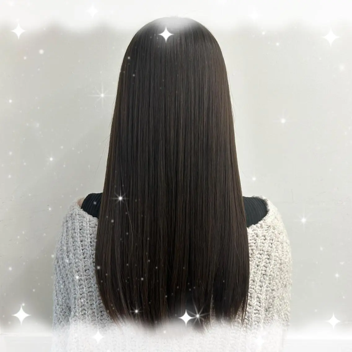 ロング カット 縮毛矯正 🎀オタク美容師艶髪 カラーERINA🎀のヘアスタイル