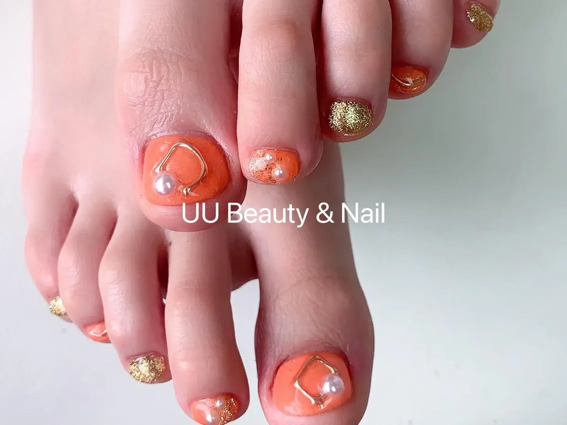ネイル フットネイル UU Beauty &Nailのネイルデザイン