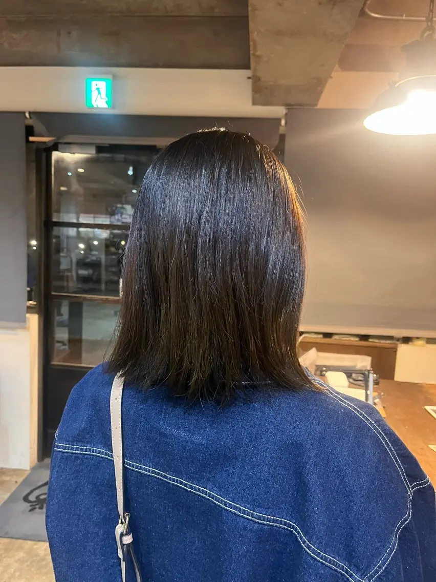 カラー ヘアカラー 松原 樹里のヘアスタイル