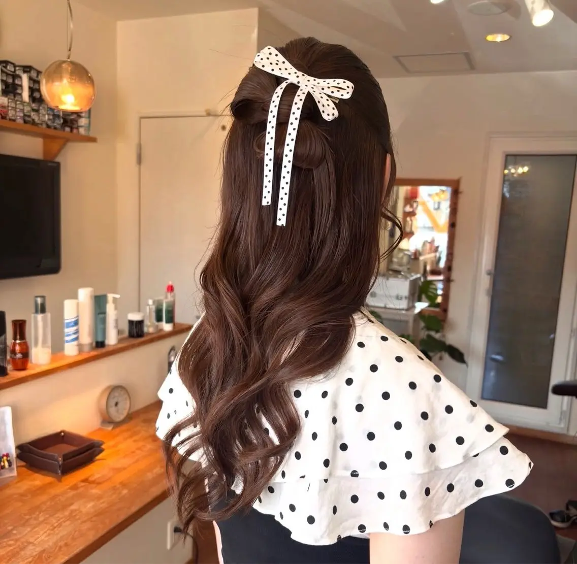 ロング ヘアアレンジ ヨシンモリ ヘアセット 深愛 /miaのマツエク・マツパデザイン