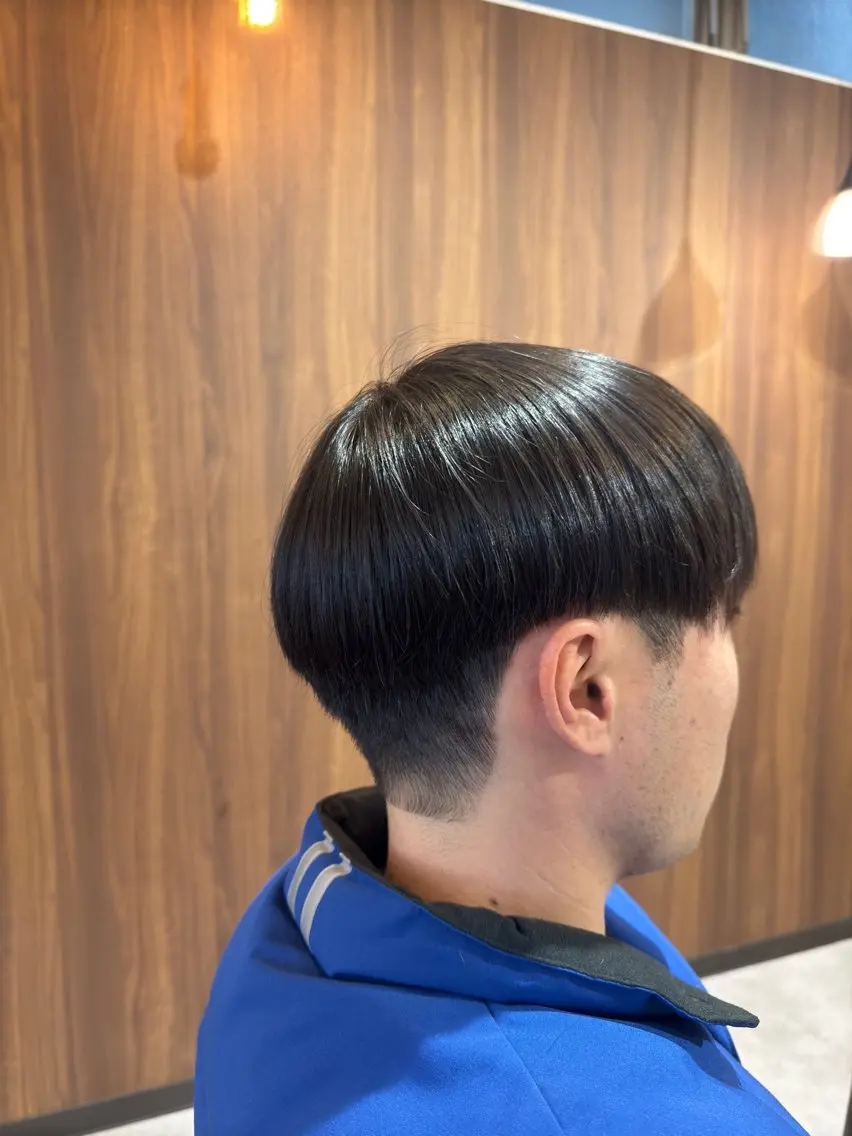 メンズ マッシュ 刈り上げ 池田 よしあのヘアスタイル