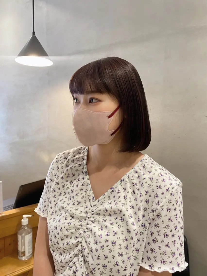 ショート カラー ブラウンカラー ピンクカラー ピンクブラウン カット ヘアカラー トリートメント yuu/髪質改善 カラー🌛のヘアスタイル