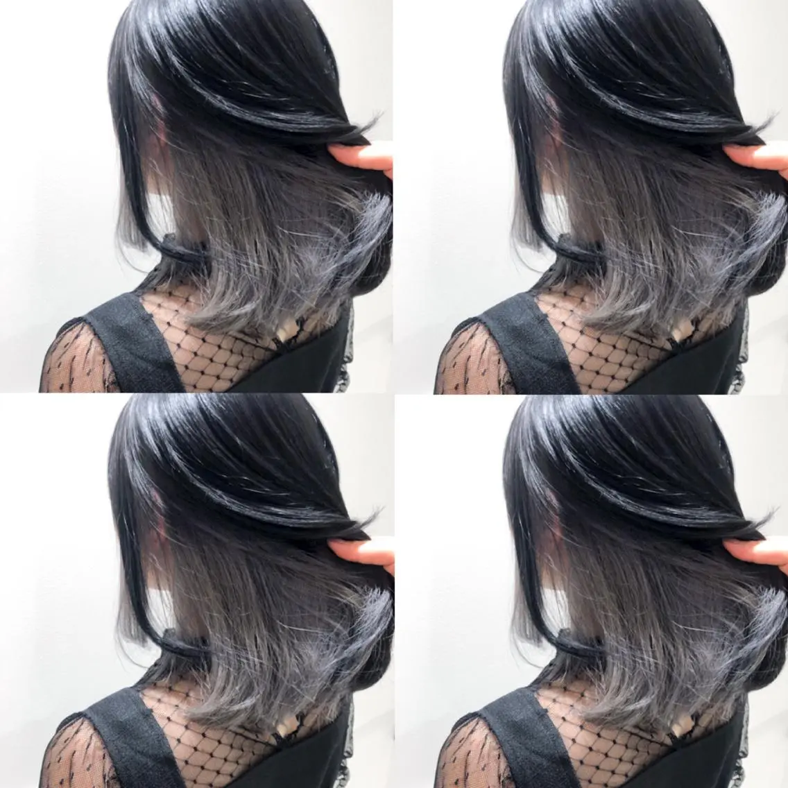 ミディアム ウルフカット ハッシュカット/七海のヘアスタイル