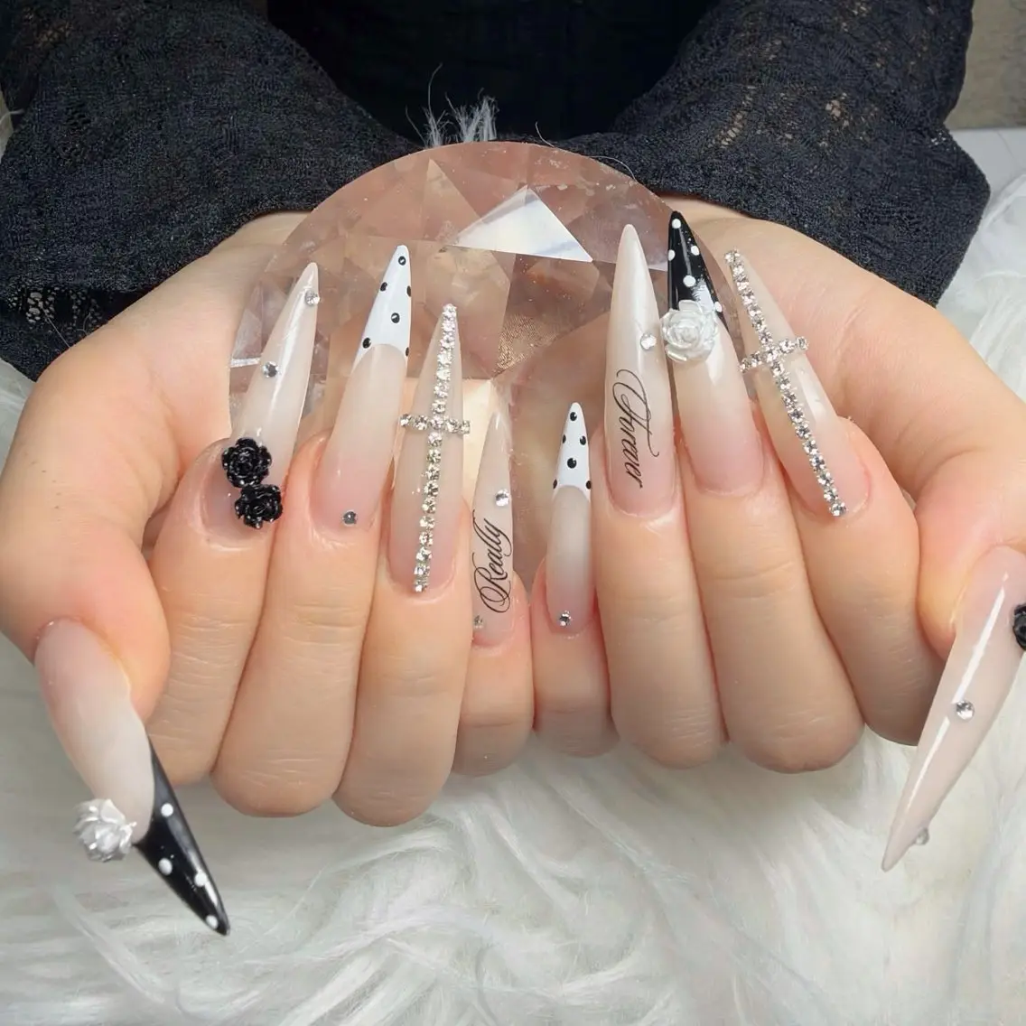 ネイル フットネイル フレンチネイル グラデーション 韓国ネイル ロングネイル ハンドネイル Hani Nail Salonのネイルデザイン