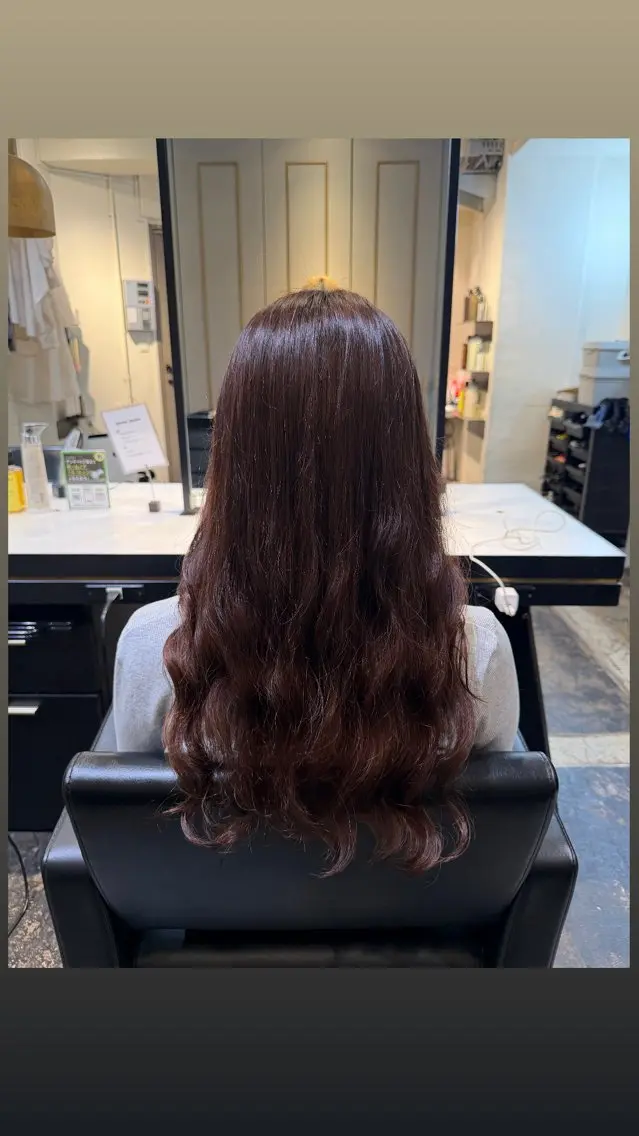 ロング パーマ パーマ 🌟ショート/デジパ みつき🌟のヘアスタイル