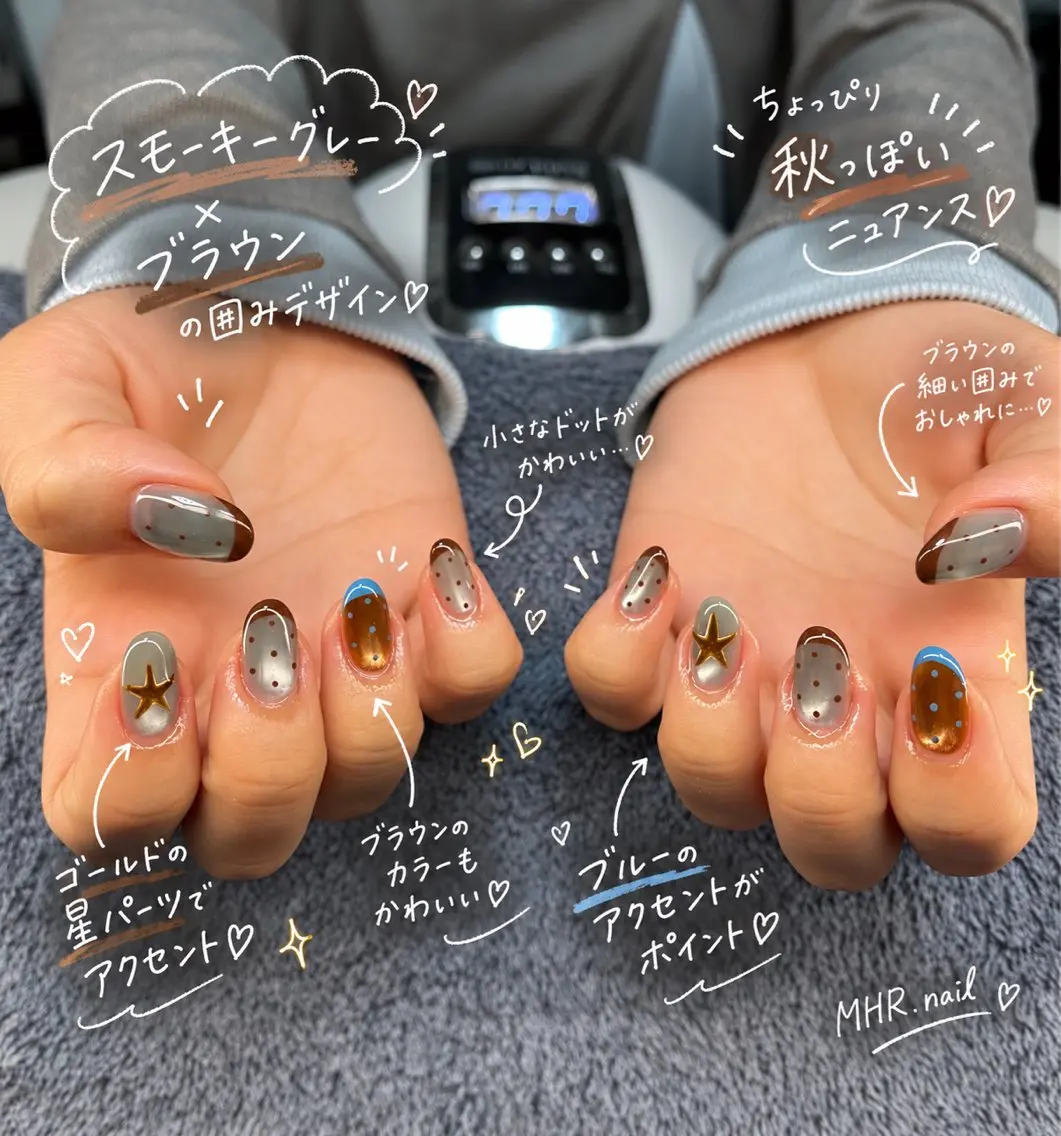 ネイル ハンドネイル フットネイル MHR nailのネイルデザイン