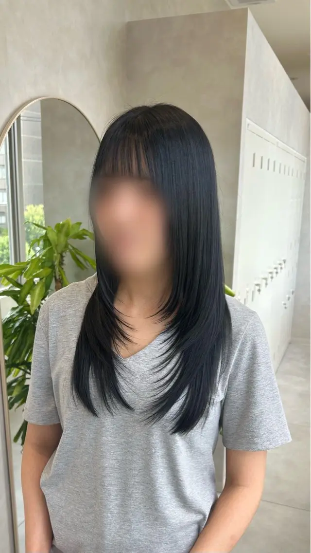 ロング カラー ベージュカラー ブラウンカラー 透明感カラー グレージュ くびれヘア カット ヘアカラー トリートメント Eleanor枚方店 店長　飛鳥　薫のヘアスタイル
