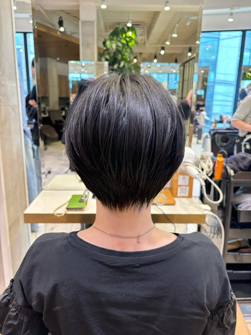 ショート ショートヘア 透明感カラー🌿‬ 似合わせ特化/‬荒砂のヘアスタイル