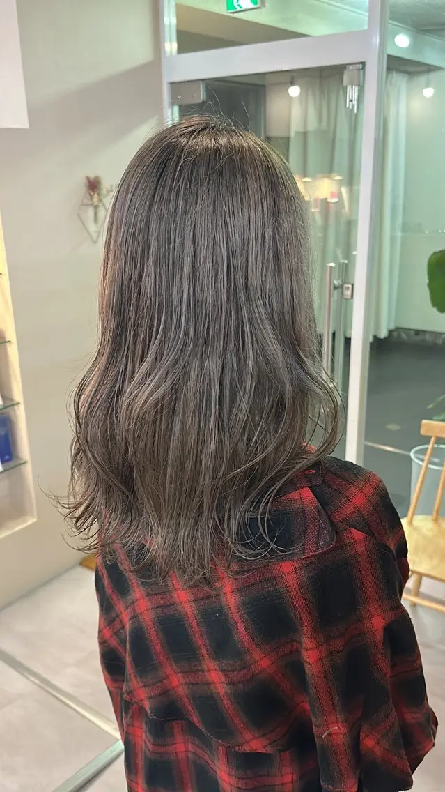 セミロング 西口 源一のヘアスタイル