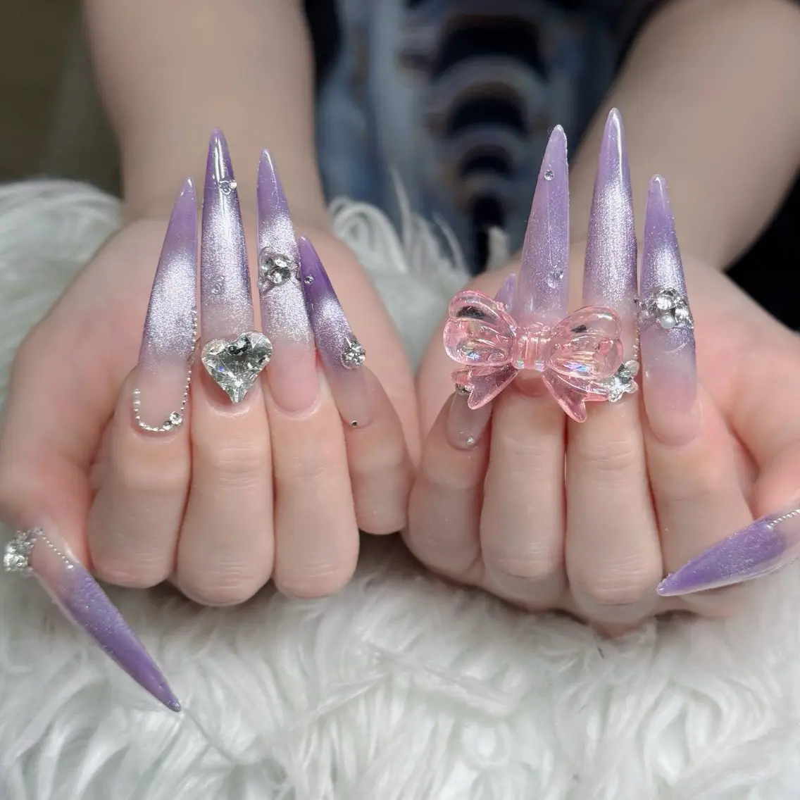 ネイル フットネイル フレンチネイル グラデーション 韓国ネイル ロングネイル ハンドネイル Hani Nail Salonのネイルデザイン