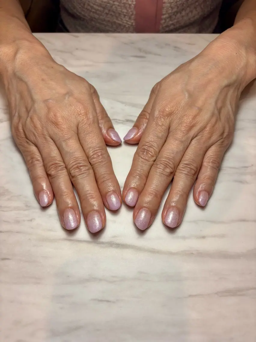ネイル グラデーション ラメ(グリッター) ピンク SPICENAILS 💅Amiのネイルデザイン