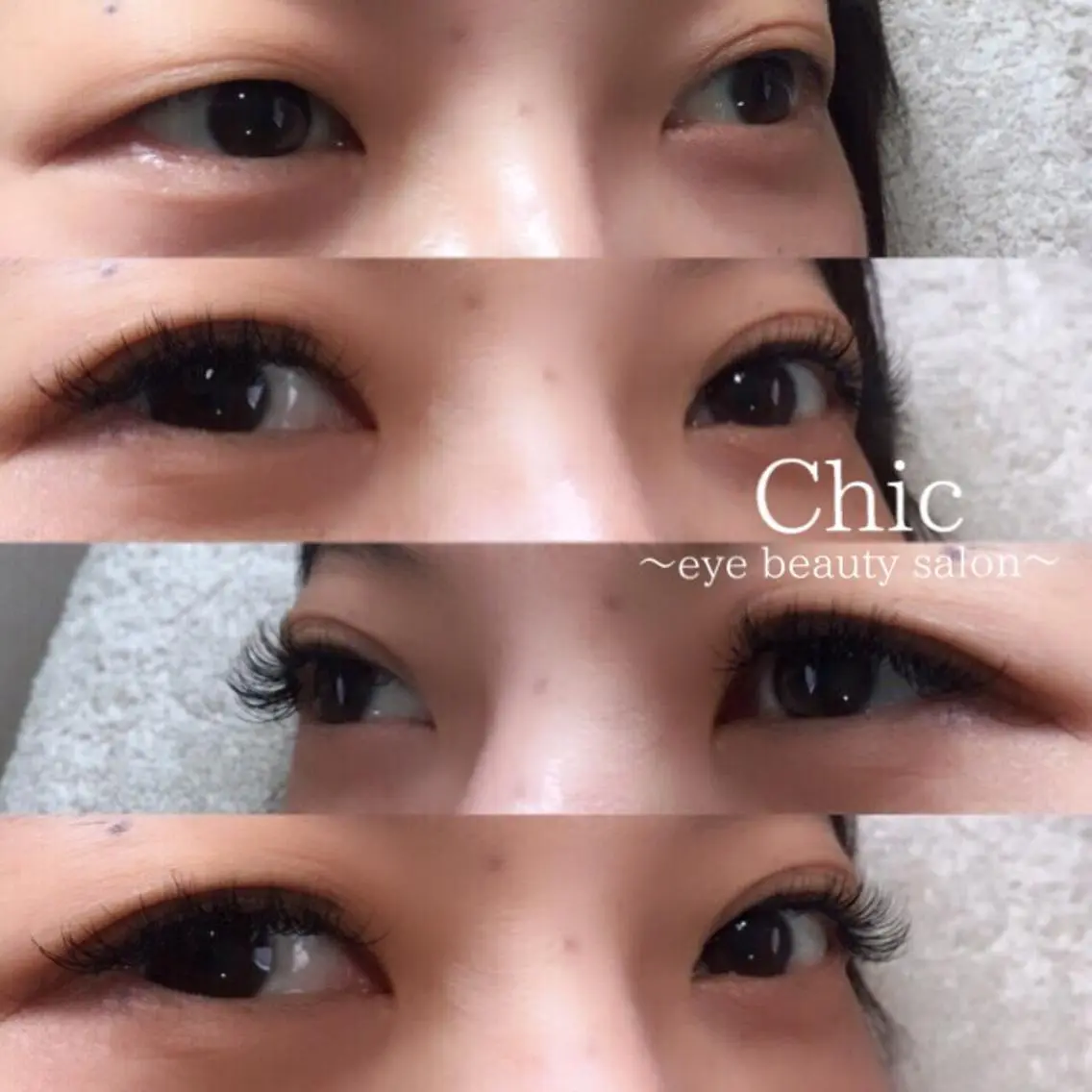 マツエク・マツパ Cカール Chic ATSUKOのマツエク・マツパデザイン