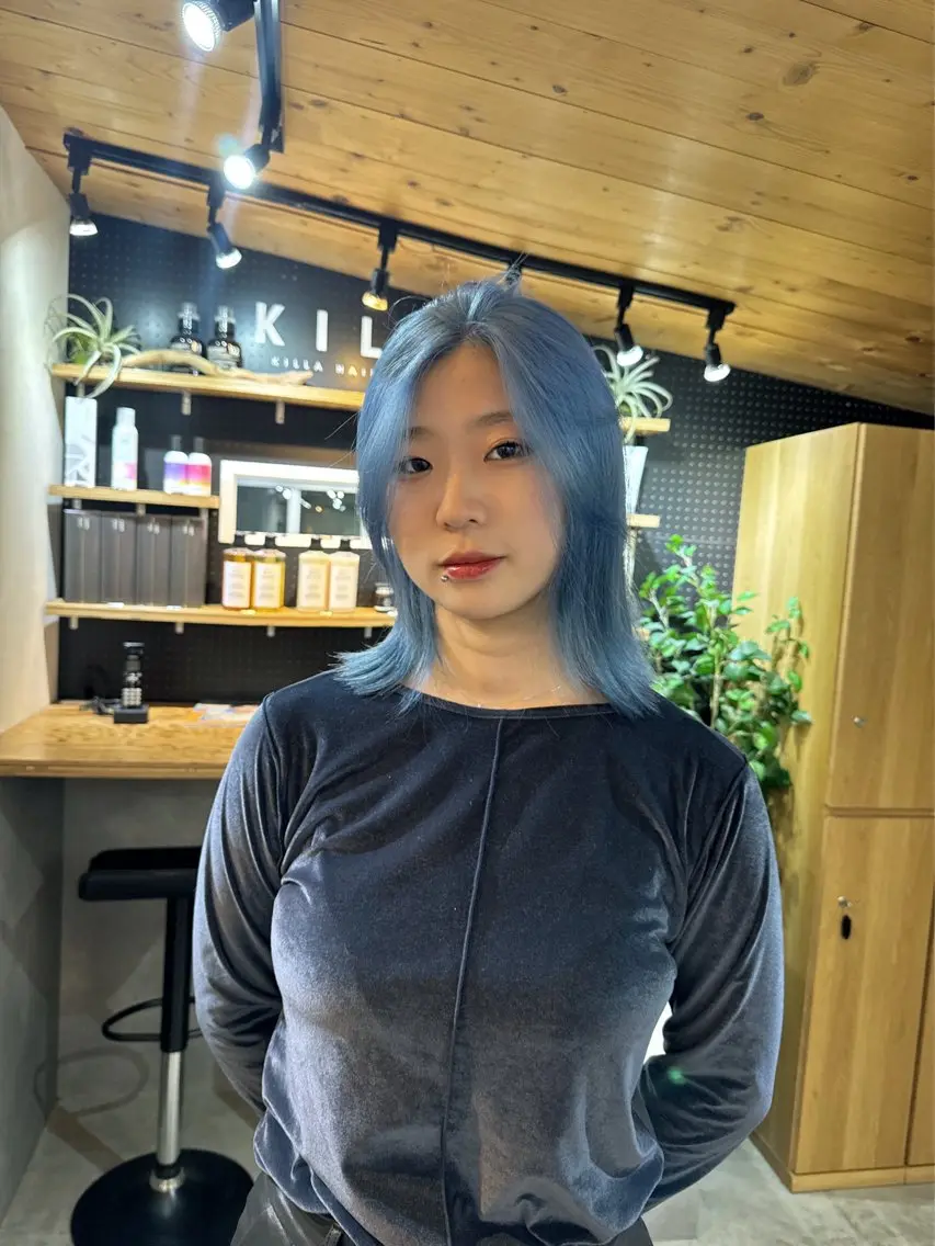 ミディアム カラー Rico / bob/グレージュのヘアスタイル