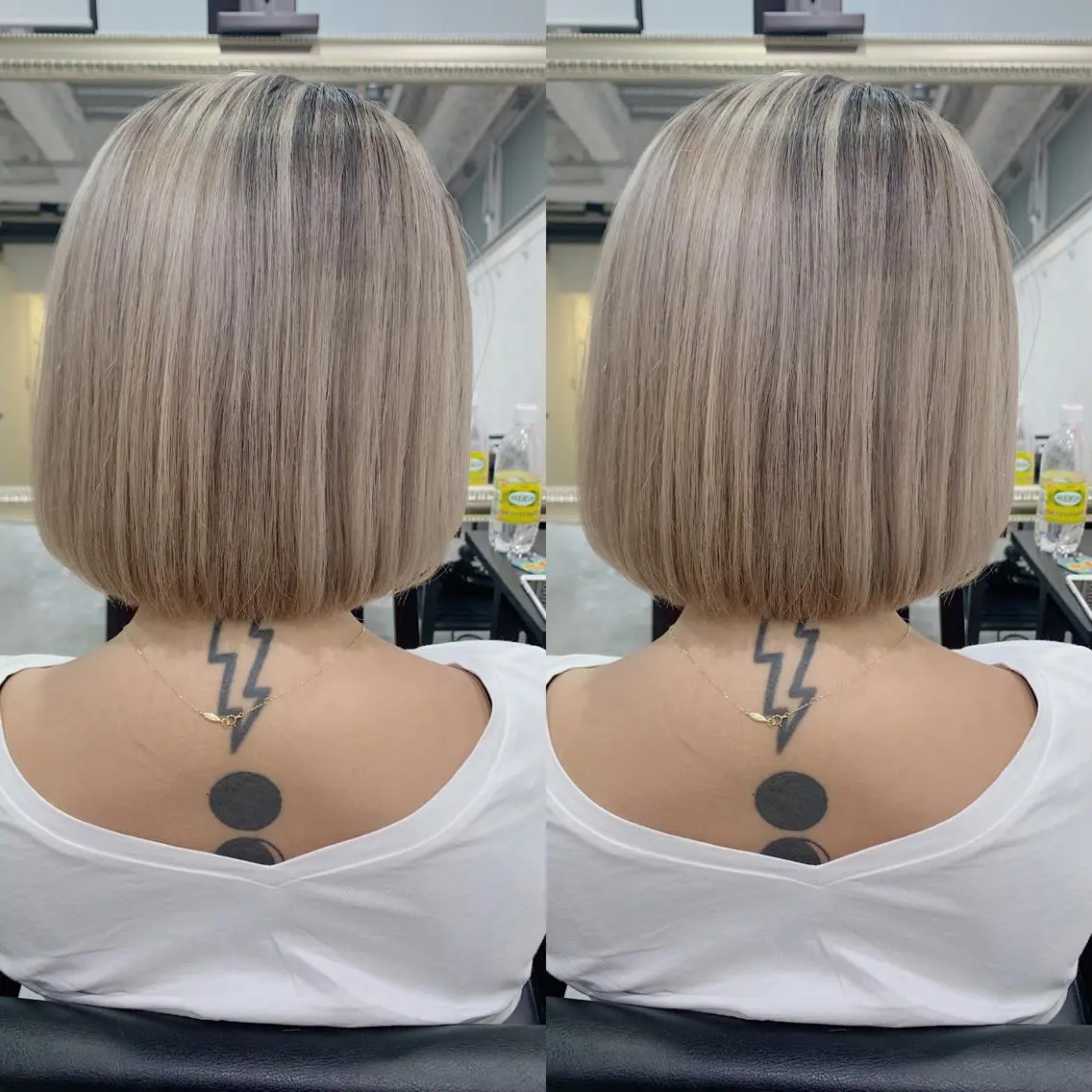ショート カラー ヘアアレンジ ブロンド ヘアカラー トリートメント 縮毛矯正 髪質改善寺坂雄飛💐のヘアスタイル