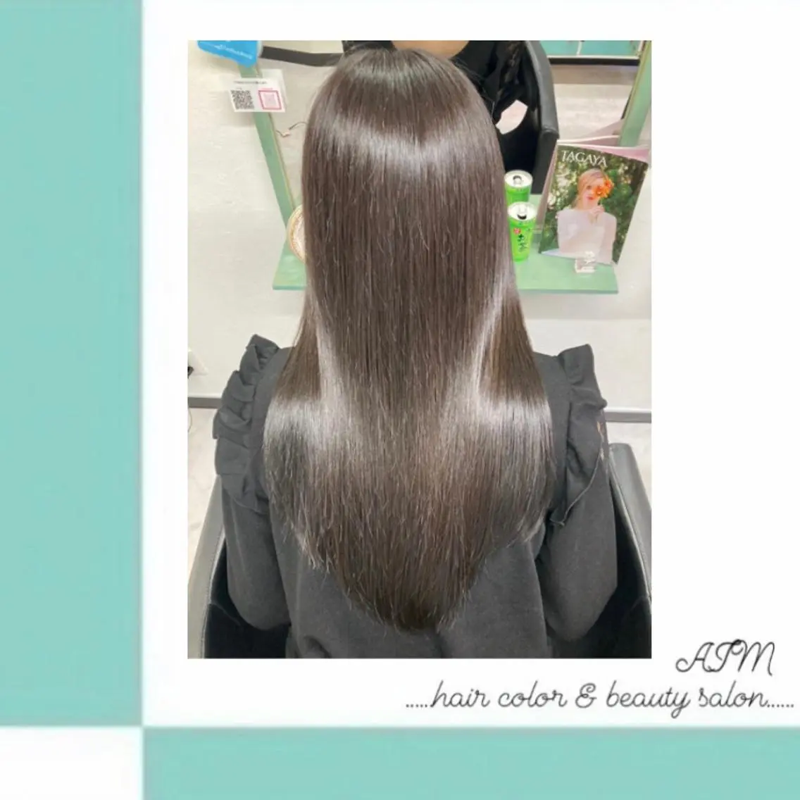 ロング カラー パーマ ヘアアレンジ オーガニックカラー トリートメント 髪質改善✧︎カラー 💎AIM【アイム】のヘアスタイル