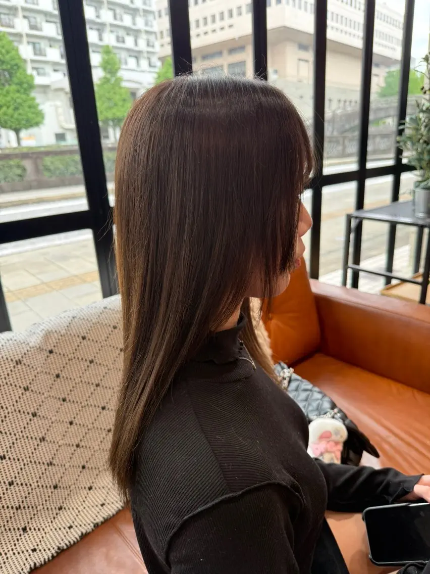 セミロング カラーモデル募集中 🫧宮崎寛美のヘアスタイル