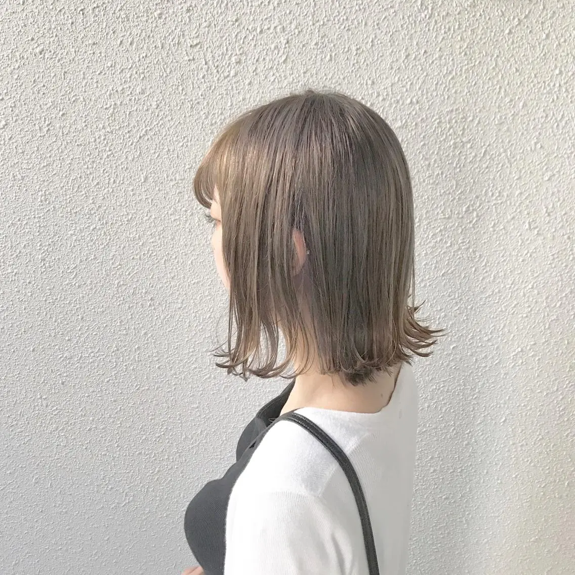 ショート カラー シルバー インナーカラー/天神 ブリーチ/吉田のヘアスタイル