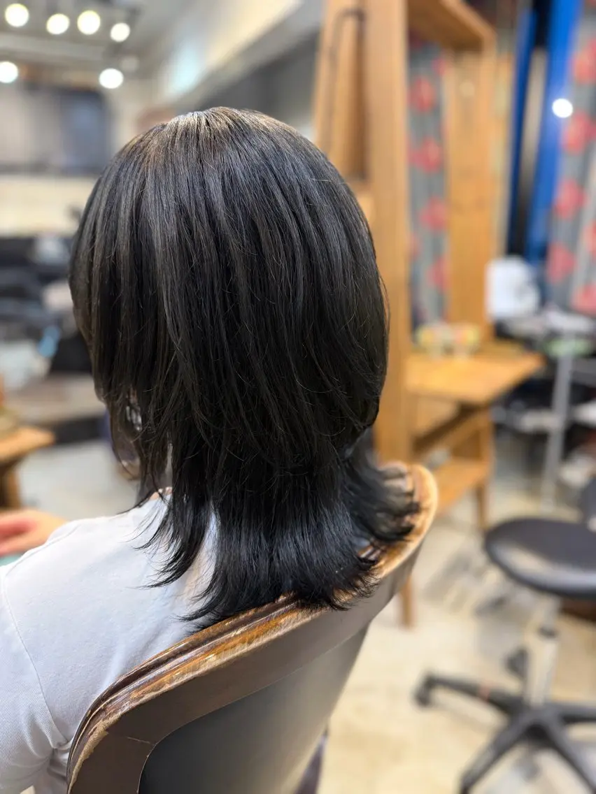 ミディアム カラー ヘアアレンジ レイヤーカット ウルフカット ウルフレイヤー カット ヘアカラー 🍀Ryosuke 🍀のヘアスタイル