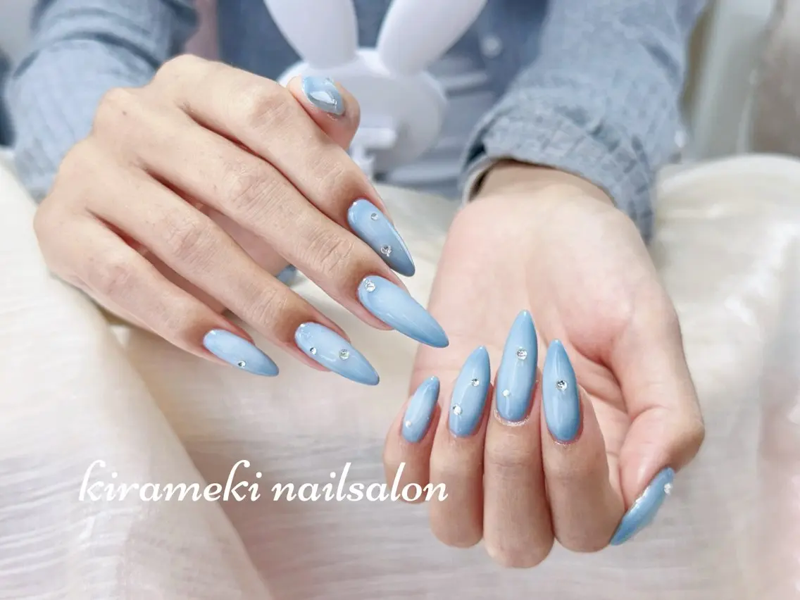 セミロング ハンドネイル kirameki nail salonのネイルデザイン
