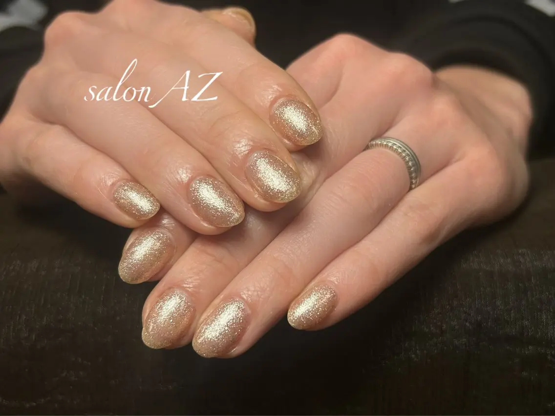 ネイル アートネイル フットネイル フレンチネイル マグネットネイル 持ち込み salonAZ Miaのネイルデザイン