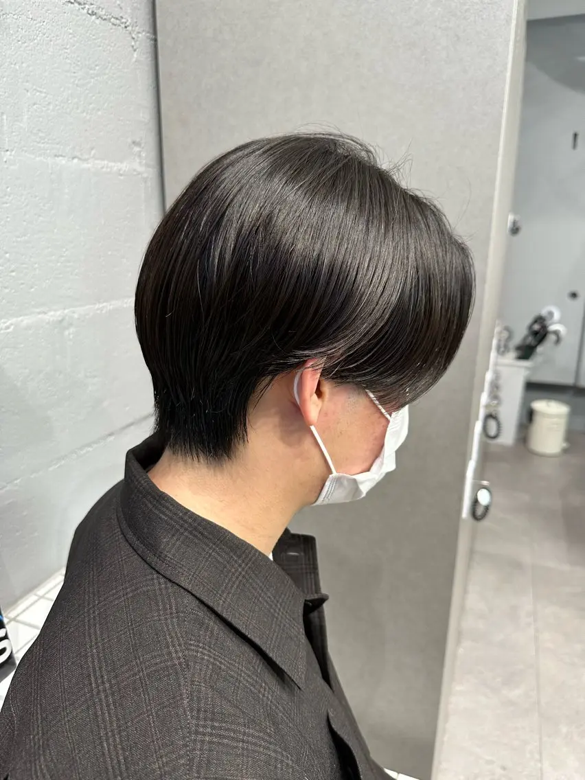 カラー パーマ メンズ 松戸レイヤーカット 塚原悠斗のヘアスタイル