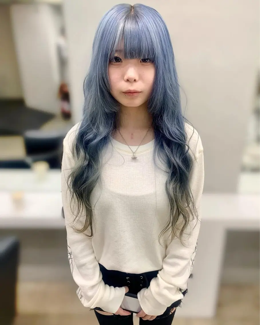 セミロング カラー ヘアアレンジ ヘアカラー トリートメント 個性爆弾💣 ダブルカラー/ゆかのヘアスタイル