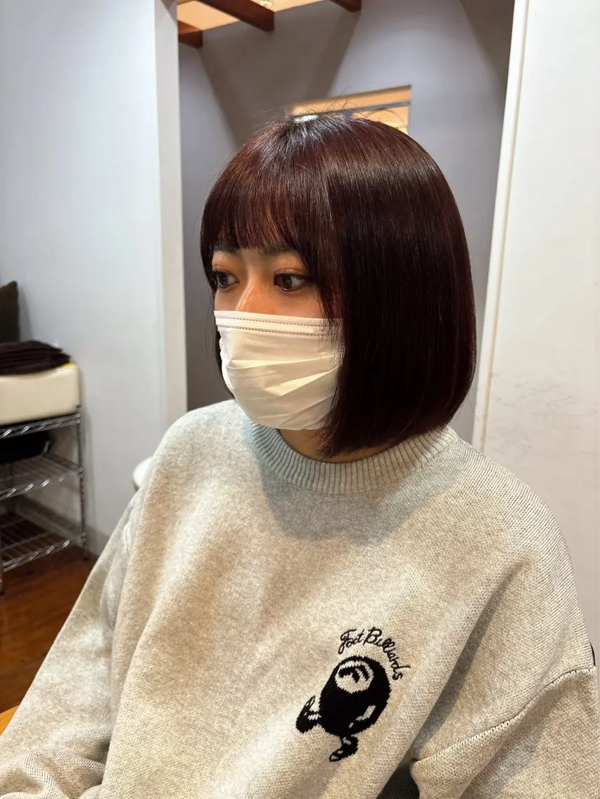 【🍎2.3月限定🍎　ショート.ボブカット➕3ステップトリートメント⠀】の写真