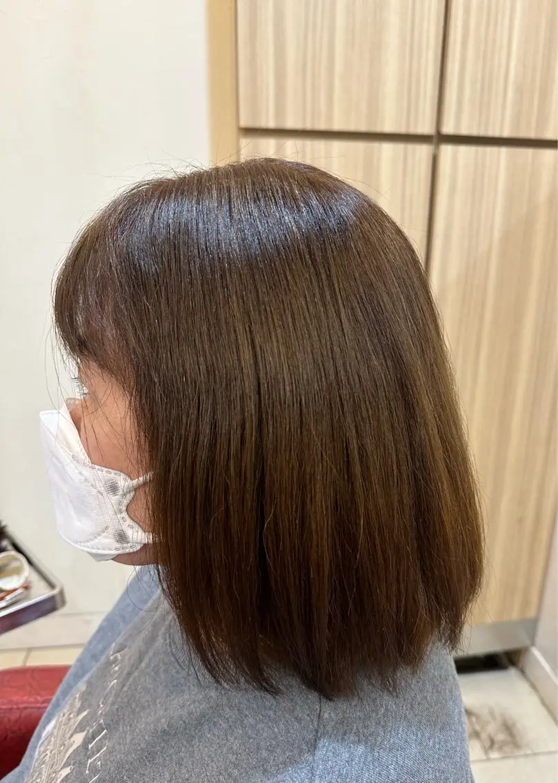 カラー ナチュラルヘア 神田一瑳のヘアスタイル