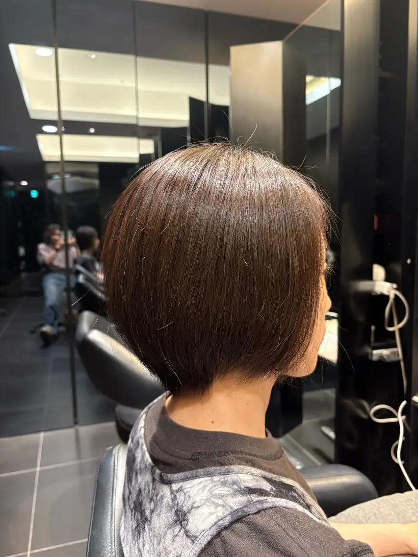 ショート カット ヘアカラー トリートメント 指田 あゆみのヘアスタイル