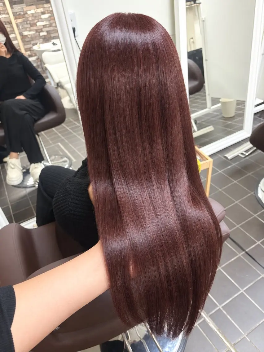 ロング カラー カット ヘアカラー トリートメント ヘッドスパ 川上 麻梨阿のヘアスタイル