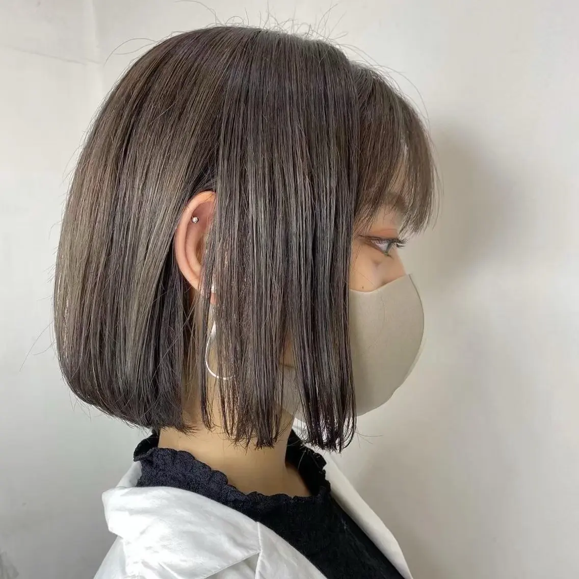 ミディアム ボブ ウルフカット ウルフボブ 🥀髪質改善/ 透明感🥀ユイキのヘアスタイル