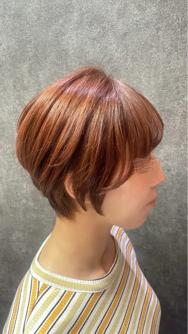 【ブリーチ無し】ダブルカラー+トリートメント🔆の写真