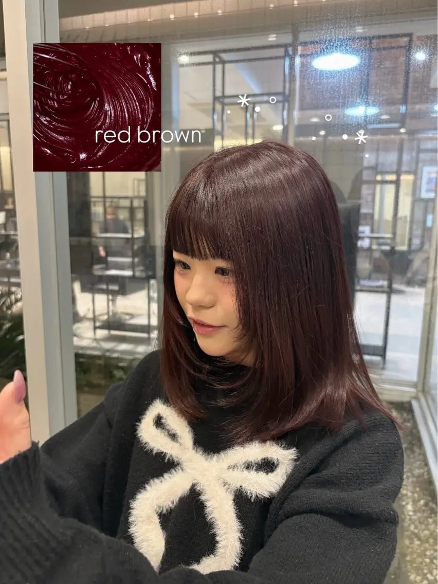 カラー ヘアカラー トリートメント 透明感カラー/ 春日井/ナズナのヘアスタイル