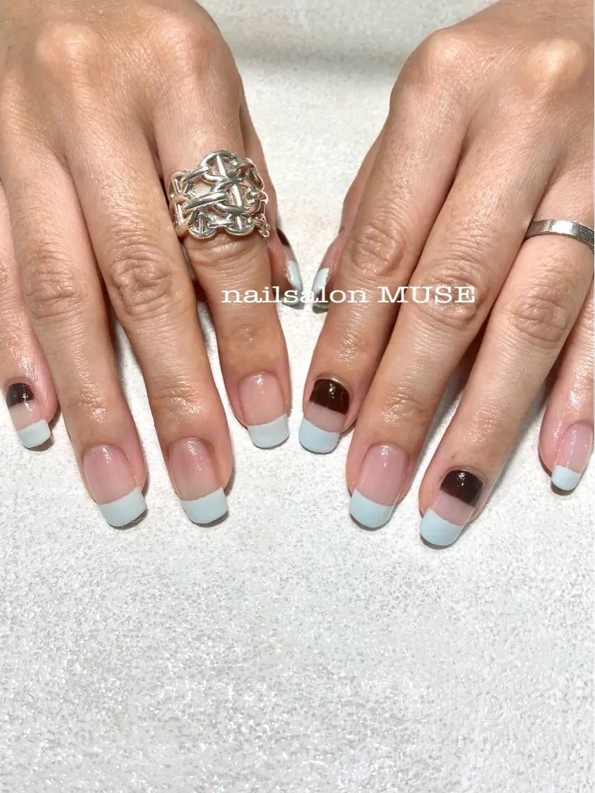 ネイル フレンチネイル Nail Salon MUSEのネイルデザイン