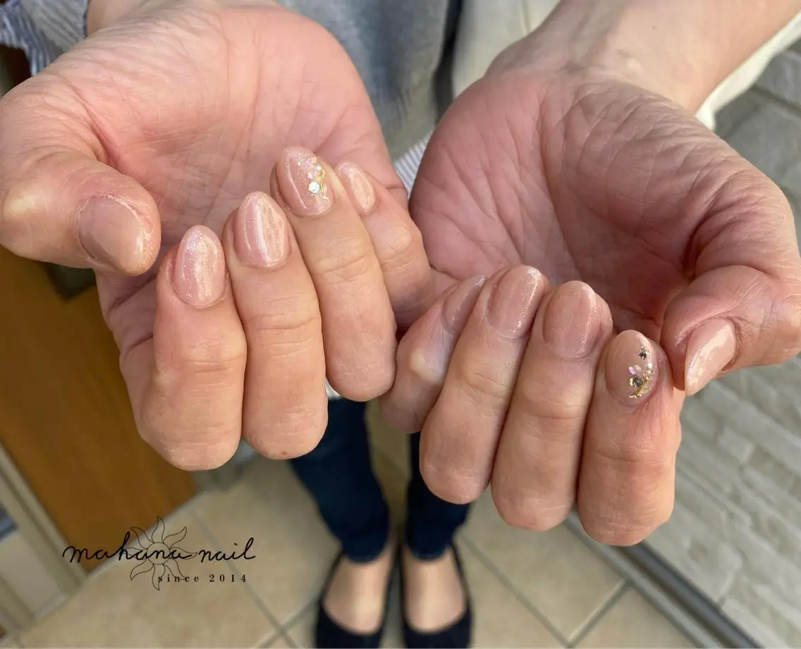 ネイル ワンカラーネイル mahana nailのネイルデザイン
