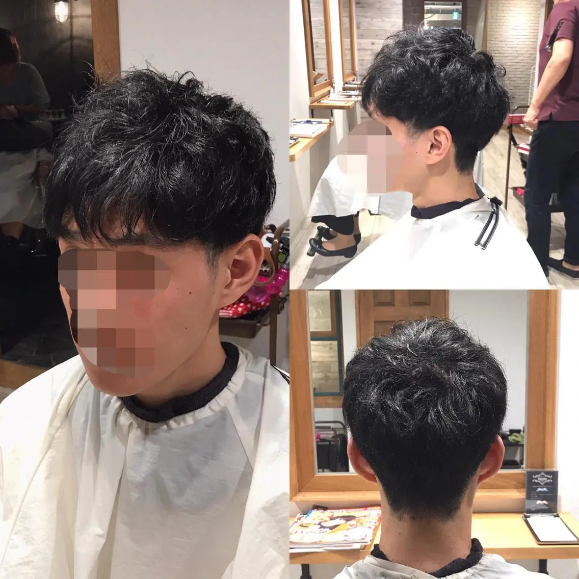 ショート メンズ くせ毛 TELA HAIR 幕張本郷店 千尋のヘアスタイル