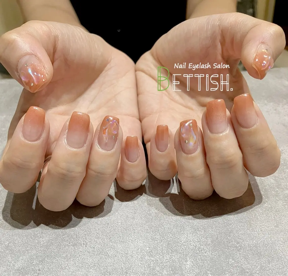 ネイル オレンジ ハンドネイル BETTISH. KUMIKO☺︎︎のその他イメージ