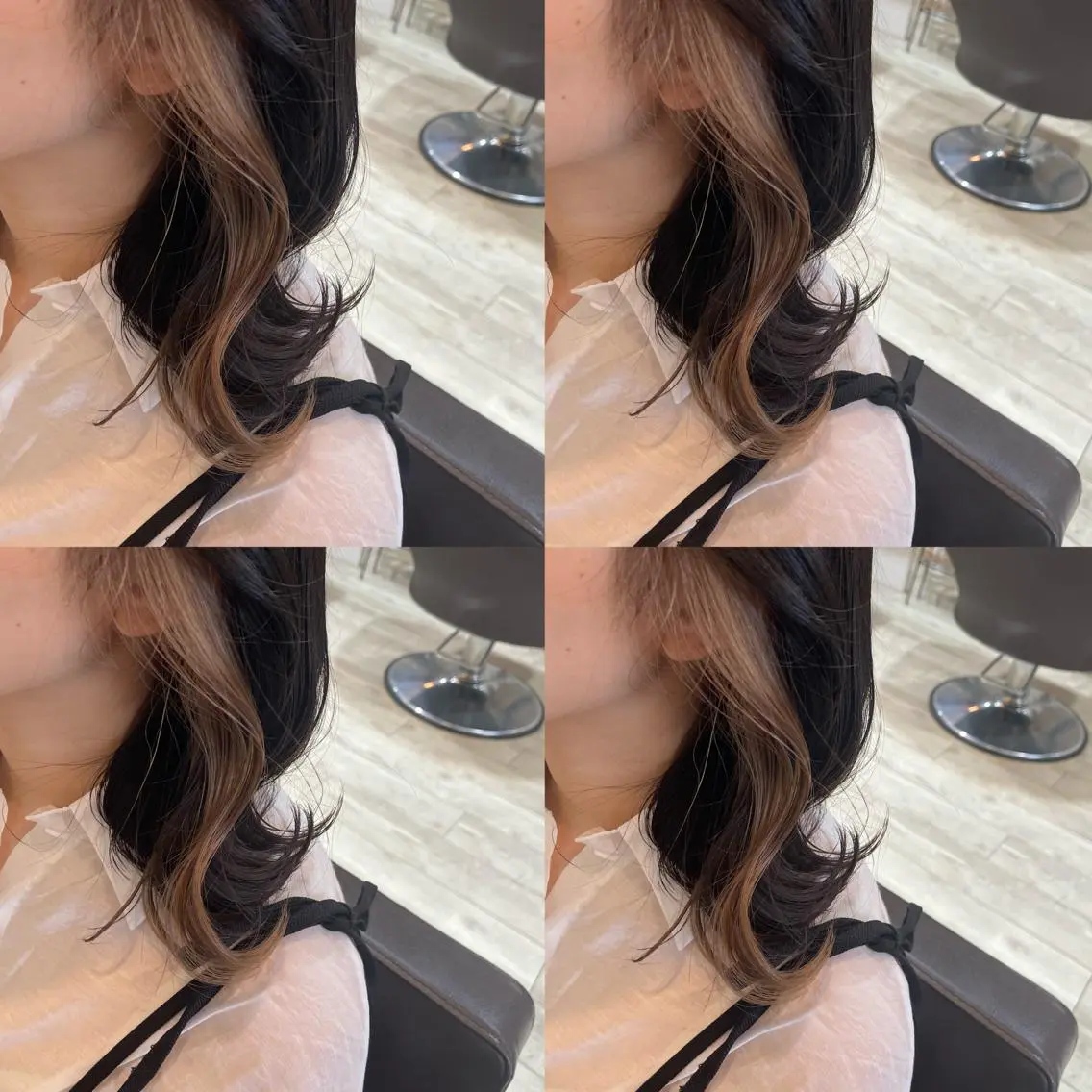 ミディアム ヘアカラー トリートメント 髪質改善×透明感× 艶髪🥀HIYORIのヘアスタイル