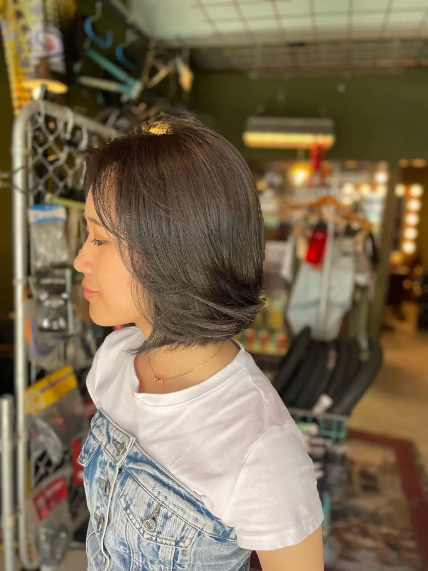 ミディアム カラー カット ヘアカラー トリートメント PATH-hair. storeのヘアスタイル