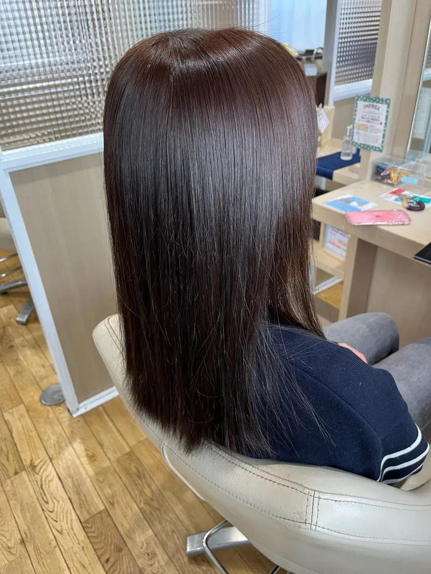 ロング 鈴木 結のヘアスタイル