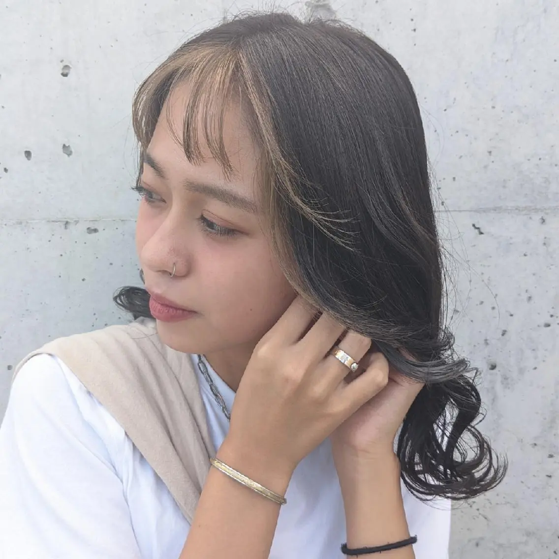 カラー ヘアカラー トリートメント 一井 智貴のヘアスタイル