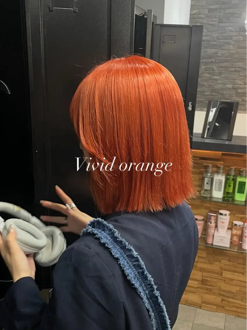 ミディアム カット ヘアカラー RIEブリーチ& エクステ特化型のヘアスタイル