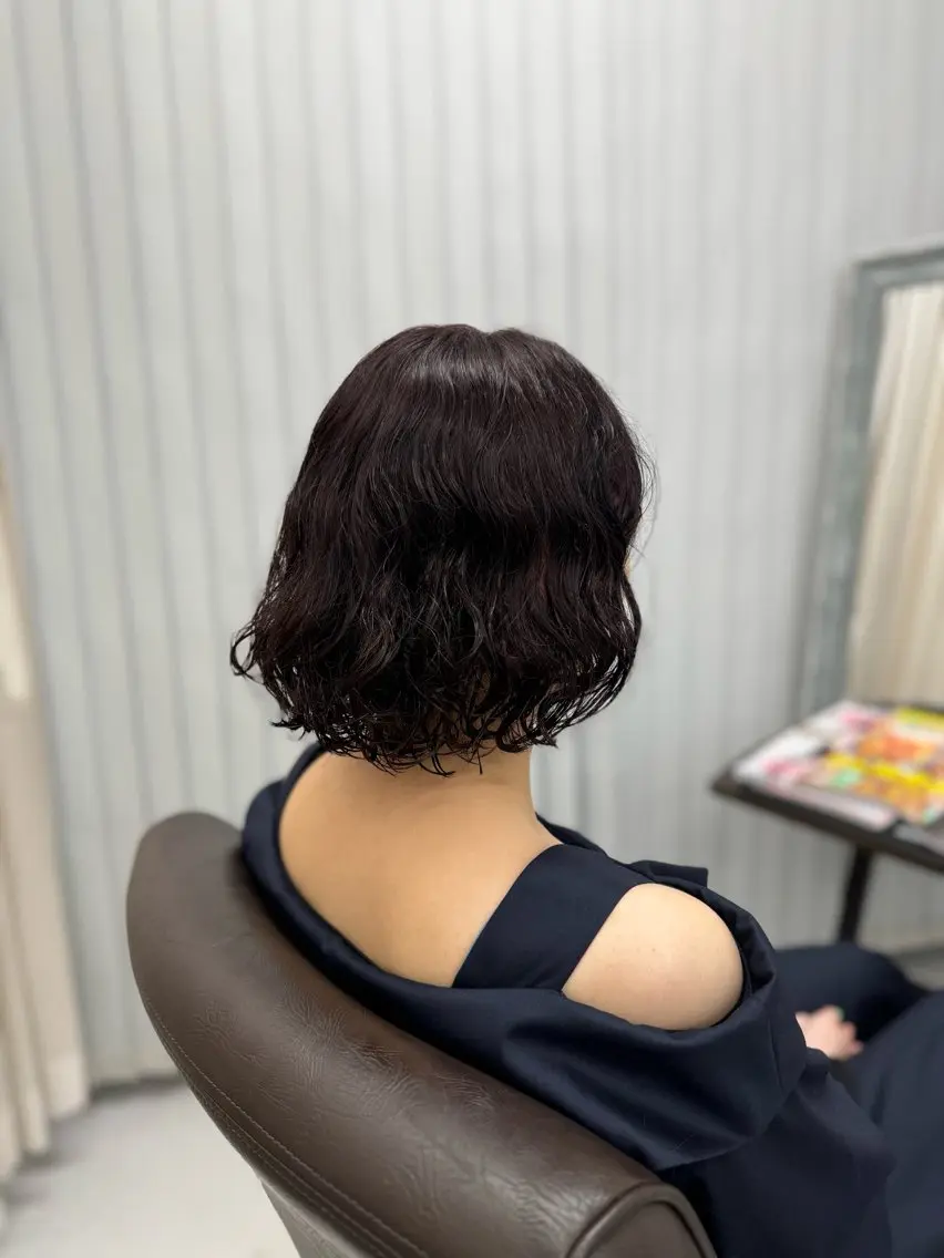ショート カラー 田島拓海 ボブカットのヘアスタイル