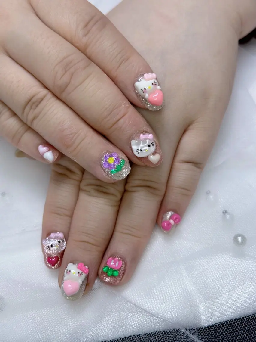 ネイル ブルー フレンチネイル マグネットネイル ニュアンスネイル オフィスネイル Mnail _KKのネイルデザイン