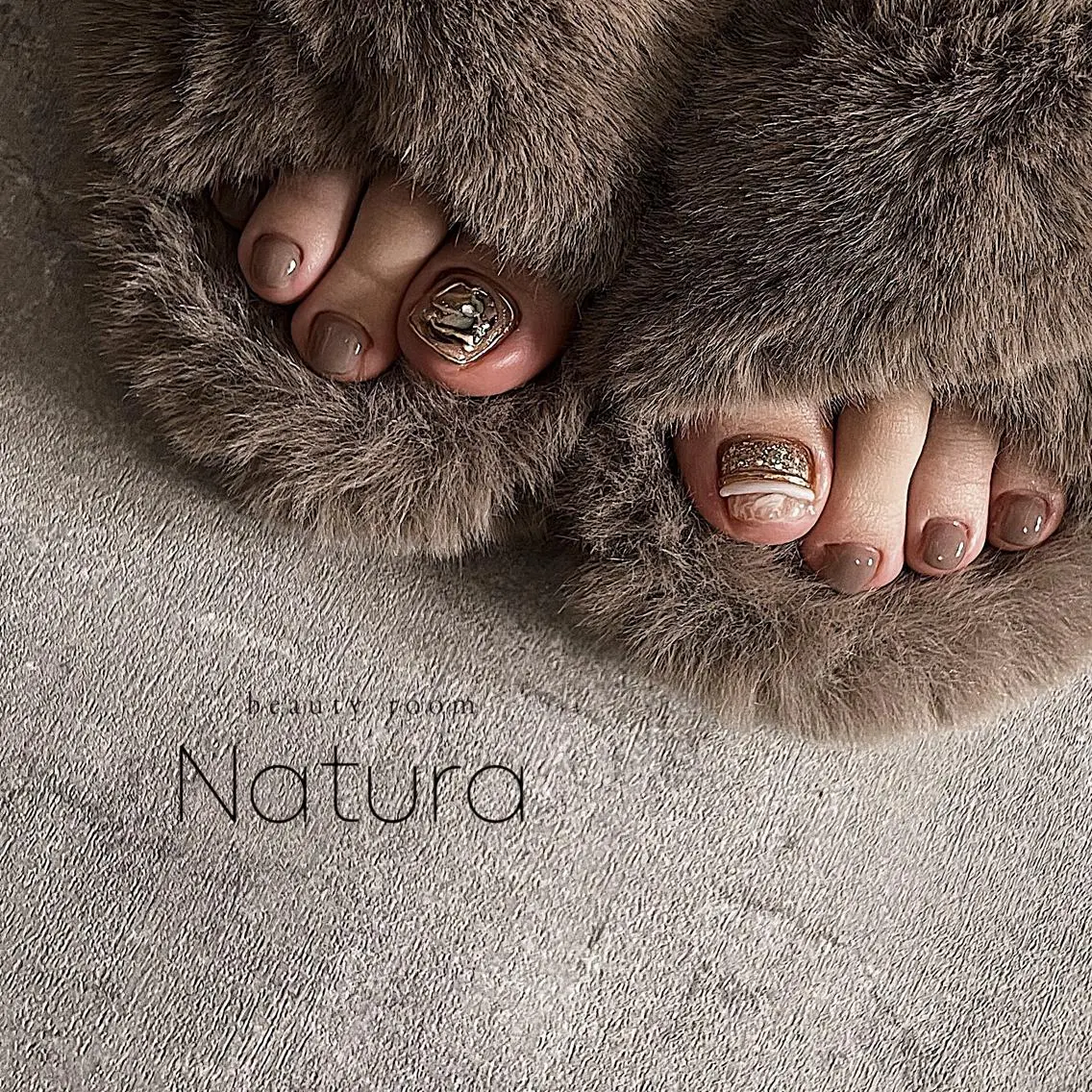 ネイル マツエク・マツパ アイブロウ フットネイル beautyroom Naturaのネイルデザイン
